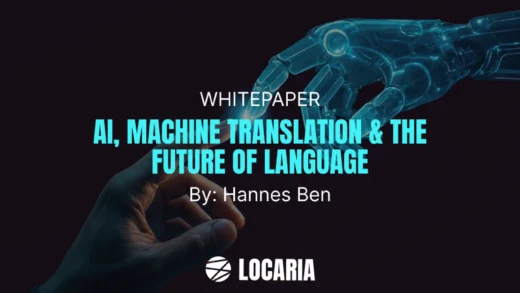 AI Machine Translation image of two hands reaching for each other