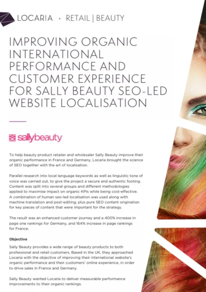 Image with sallybeauty logo and text