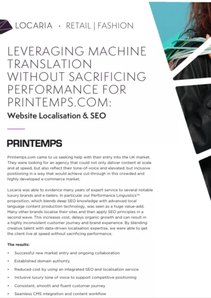 Image with Printemps logo and text