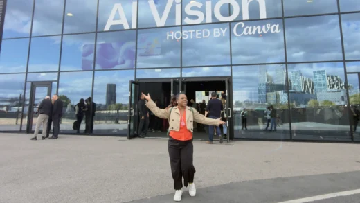 Ore Badmus at Canva AI Vision event